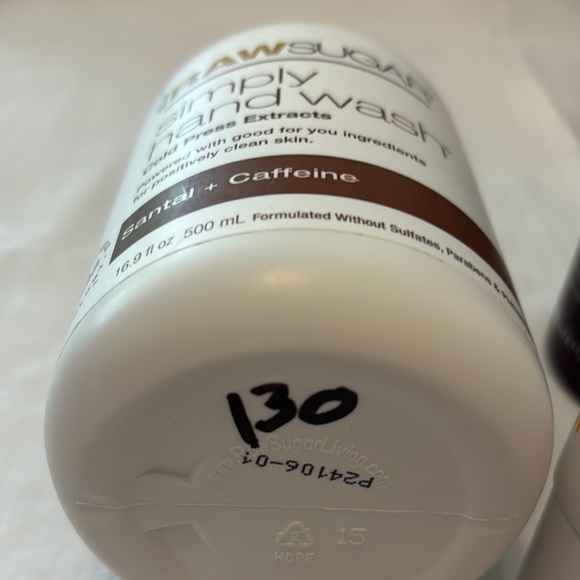 Raw Sugar Simply Hand Wash - White and Brown - Picture 4 of 4